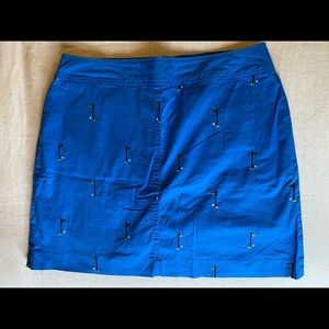 Lilly Pulitzer Embroidered Golf Flag Golf Skort